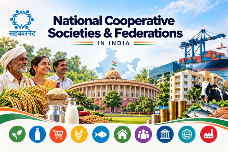 National Cooperative Societies & Federations National Cooperative Societies and Federations in India under the Multi-State Co-operative Societies Act