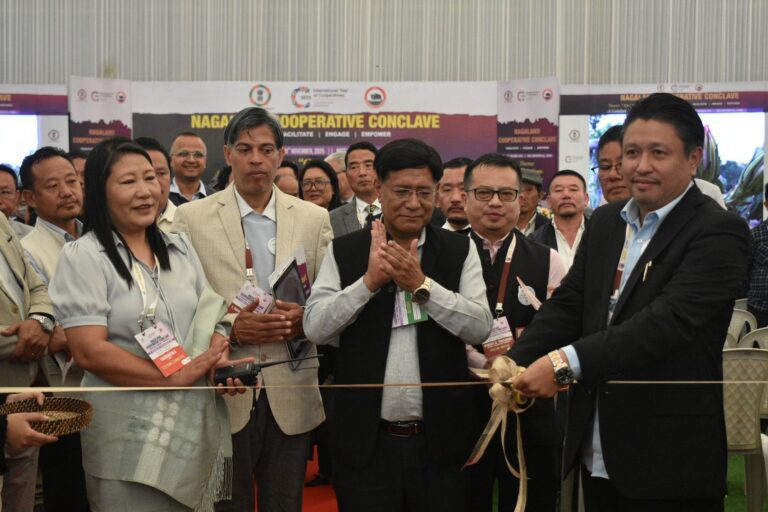 1st Nagaland Cooperative Conclave 2025 Inaugurated, Focus on Opportunities Beyond Traditional Sectors Inauguration of Nagaland Cooperative Conclave 2025 in Kohima showcasing cooperative development and local products.