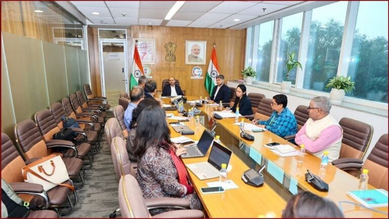 Ministry of Cooperation reviews NCEL, NCOL and BBSSL progress; meeting held in New Delhi “Ministry of Cooperation officials reviewing progress of NCEL, NCOL and BBSSL at Atal Akshay Urja Bhawan, New Delhi on 25 November 2025.”