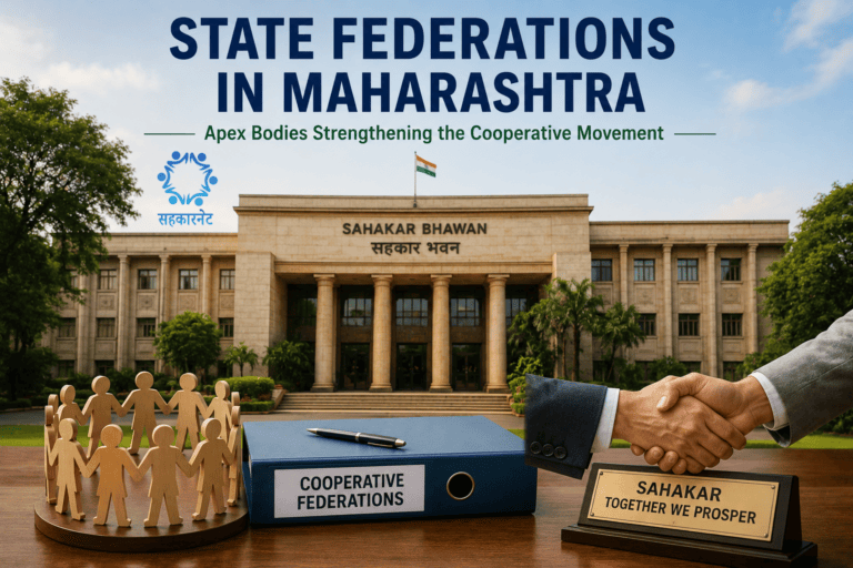 State Cooperative Federations in Maharashtra State level cooperative federations in Maharashtra supporting cooperative societies across agriculture, banking, dairy, housing and other sectors