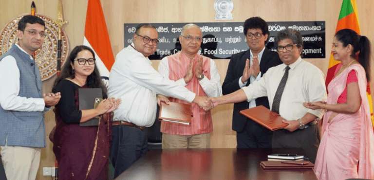 NCEL, Sri Lanka’s COOPFED Sign MoU to Supply Essential Food Commodities NCEL and Sri Lanka’s COOPFED have signed an MoU to facilitate the supply of essential food commodities from India to Sri Lankan markets.