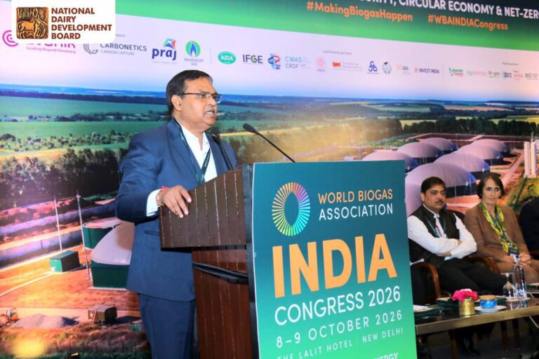 NDDB Chairman Highlights Dairy Coops’ Role in Scaling Up Biogas & CBG Production NDDB Chairman Dr Meenesh Shah highlights the role of dairy cooperatives in scaling up biogas and compressed biogas production at the World Biogas Association India Congress 2026.