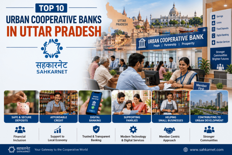 Urban Cooperative Banks in Uttar Pradesh serve individuals, traders and businesses through member-oriented banking and financial services.