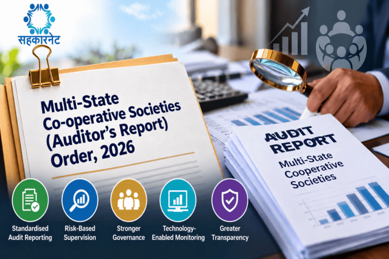 Ministry of Cooperation's new 2026 audit framework for multi-state cooperative societies in India.